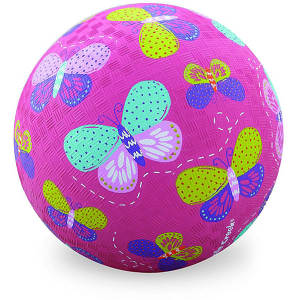 

Мяч Crocodile Creek "Бабочки" розовый, 18 см