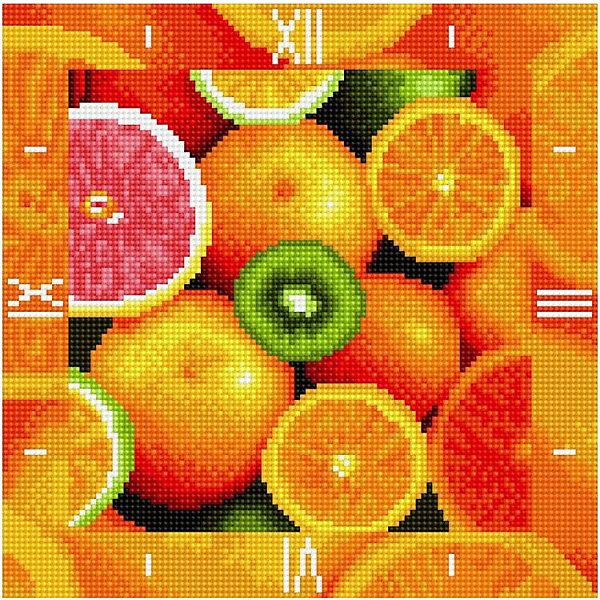 Алмазная вышивка Color KIT "Алмазные часы" Фруктовый калейдоскоп, 30х30 см, Разноцветный
Алмазная вышивка Color KIT "Алмазные часы" Фруктовый калейдоскоп, 30х30 см, Разноцветный
