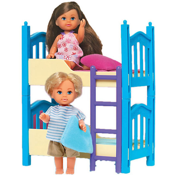 Игровой набор с мини-куклами Simba "Evi Love" Еви с братиком и двухъярусной кроваткой, 12 см, Разноцветный
Игровой набор с мини-куклами Simba "Evi Love" Еви с братиком и двухъярусной кроваткой, 12 см, Разноцветный