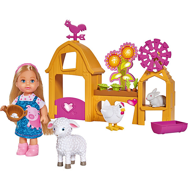Игровой набор с мини-куклой Simba "Evi Love" Счастливая ферма Еви, 12 см, Разноцветный
Игровой набор с мини-куклой Simba "Evi Love" Счастливая ферма Еви, 12 см, Разноцветный