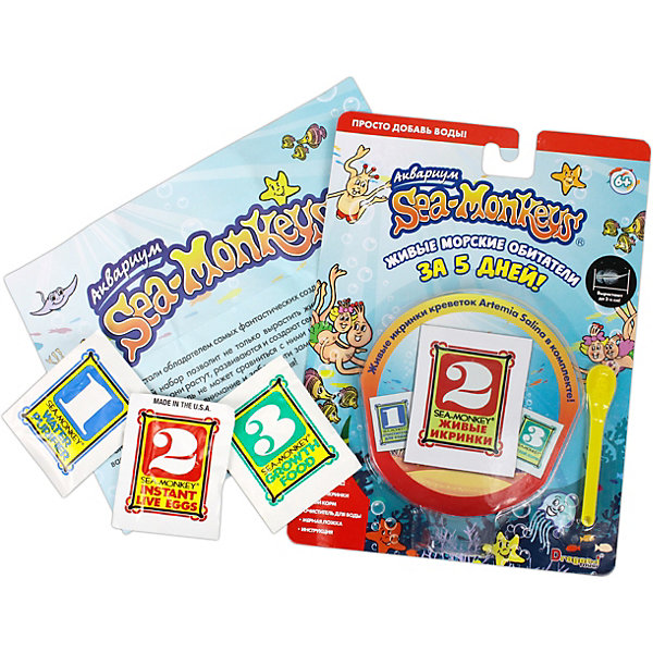 Набор с расходными материалами "Sea-Monkeys, Разноцветный, Набор с расходными материалами "Sea-Monkeys"
Набор с расходными материалами "Sea-Monkeys, Разноцветный, Набор с расходными материалами "Sea-Monkeys"