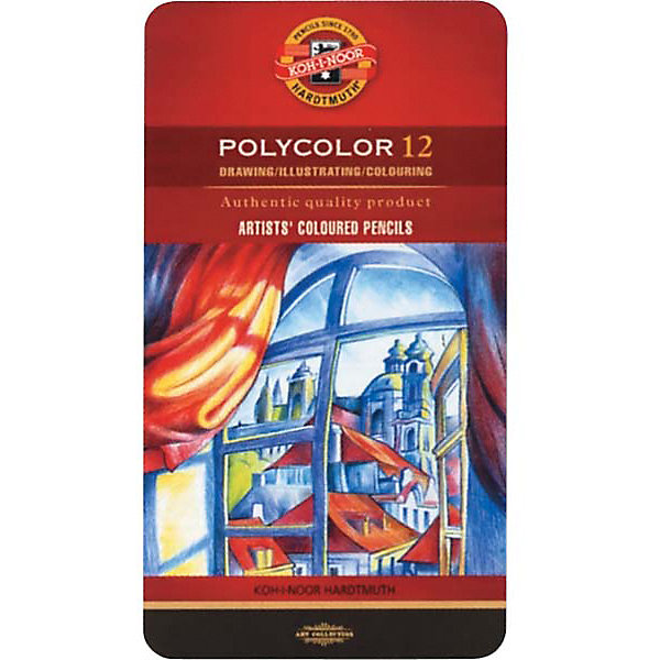 Набор цветных карандашей KOH-I-NOOR "Polycolor", 12 цветов, Красный, Набор цветных карандашей KOH-I-NOOR "Polycolor", 12 цветов
Набор цветных карандашей KOH-I-NOOR "Polycolor", 12 цветов, Красный, Набор цветных карандашей KOH-I-NOOR "Polycolor", 12 цветов