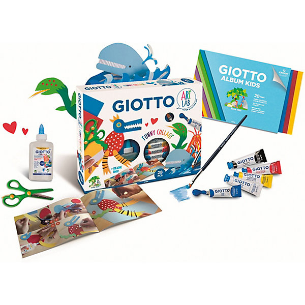 Набор весёлый коллаж Giotto Art Lab, 28 предметов, Разноцветный, Набор весёлый коллаж Giotto Art Lab, 28 предметов
Набор весёлый коллаж Giotto Art Lab, 28 предметов, Разноцветный, Набор весёлый коллаж Giotto Art Lab, 28 предметов