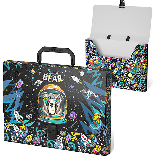 Портфель пластиковый Erich Krause Space Bear, A4, Разноцветный, Портфель пластиковый Erich Krause Space Bear, A4
Портфель пластиковый Erich Krause Space Bear, A4, Разноцветный, Портфель пластиковый Erich Krause Space Bear, A4