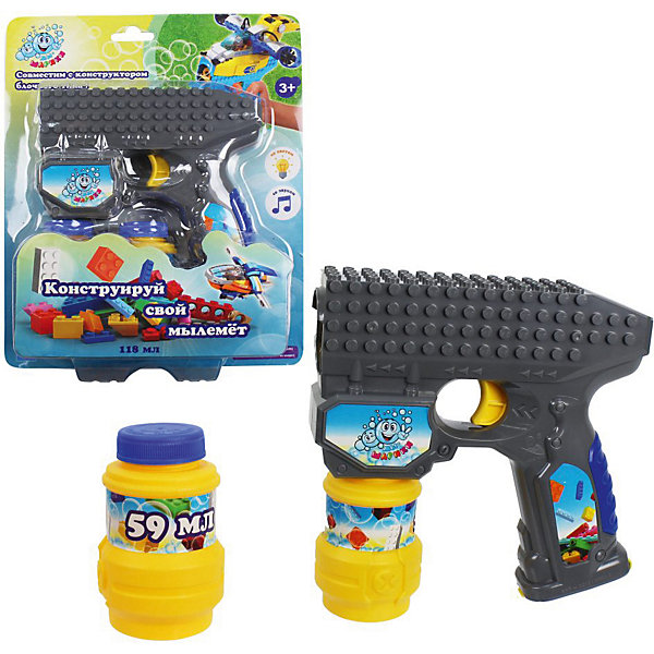Пистолет с мыльными пузырями 1Toy, свет и звук, 2х59 мл, серый, Разноцветный, Пистолет с мыльными пузырями 1Toy, свет и звук, 2х59 мл, серый
Пистолет с мыльными пузырями 1Toy, свет и звук, 2х59 мл, серый, Разноцветный, Пистолет с мыльными пузырями 1Toy, свет и звук, 2х59 мл, серый