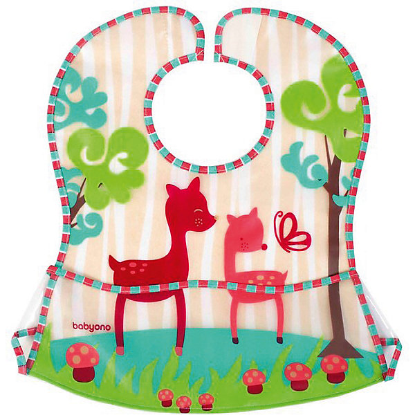 Нагрудник BabyOno Nature Оленёнок BabyOno