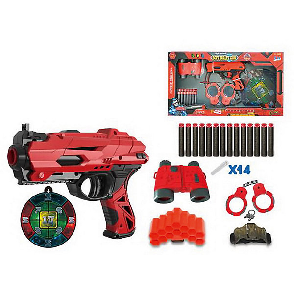 Игровой набор Junfra Бластер с мягкими снарядами, 14 шт, Красный, Игровой набор Junfra Бластер с мягкими снарядами, 14 шт
Игровой набор Junfra Бластер с мягкими снарядами, 14 шт, Красный, Игровой набор Junfra Бластер с мягкими снарядами, 14 шт