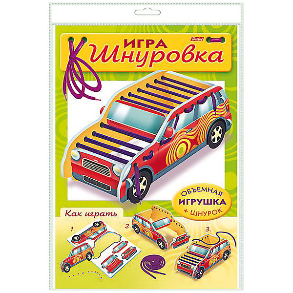 Игра-конструктор объемная Хатбер-Пресс «Занимательные игры для малышей. Шнуровка. Машина»
Игра-конструктор объемная Хатбер-Пресс «Занимательные игры для малышей. Шнуровка. Машина»
