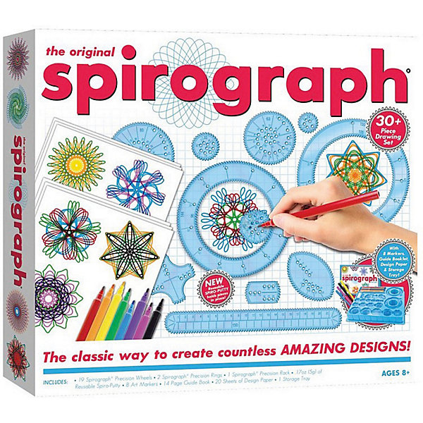 Набор для рисования Spirograph Original Спирограф, Разноцветный, Набор для рисования Spirograph Original Спирограф
Набор для рисования Spirograph Original Спирограф, Разноцветный, Набор для рисования Spirograph Original Спирограф