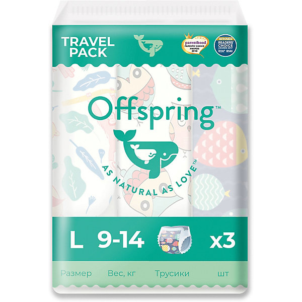 Трусики-подгузники Offspring 9-14 кг, 3 штуки, Разноцветный, Трусики-подгузники Offspring 9-14 кг, 3 штуки
Трусики-подгузники Offspring 9-14 кг, 3 штуки, Разноцветный, Трусики-подгузники Offspring 9-14 кг, 3 штуки