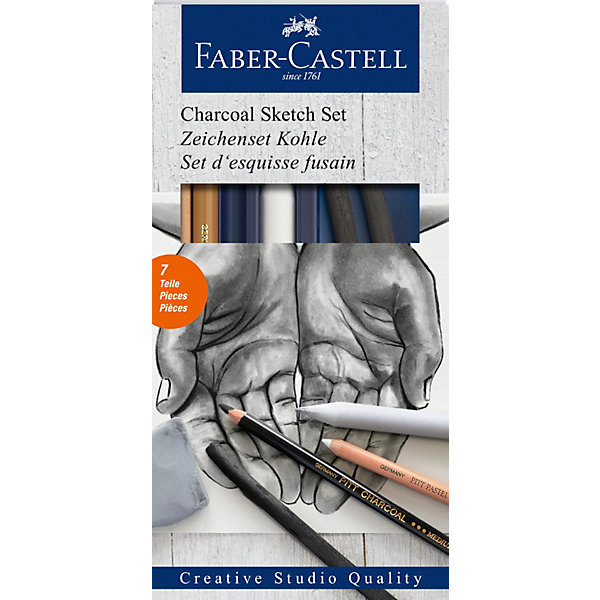 Набор угля и угольных карандашей Faber-Castell Charcoal Sketch, 7 предметов, Разноцветный
Набор угля и угольных карандашей Faber-Castell Charcoal Sketch, 7 предметов, Разноцветный
