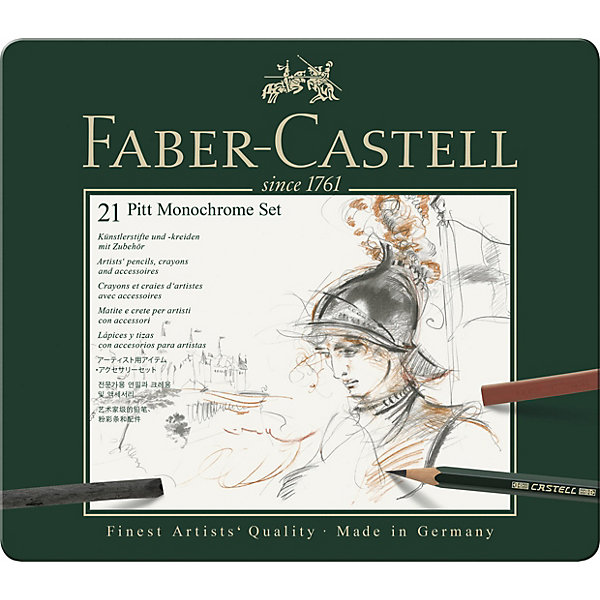 Набор художественных изделий Faber-Castell Pitt Monochrome, 21 предмет, Разноцветный, Набор художественных изделий Faber-Castell Pitt Monochrome, 21 предмет
Набор художественных изделий Faber-Castell Pitt Monochrome, 21 предмет, Разноцветный, Набор художественных изделий Faber-Castell Pitt Monochrome, 21 предмет