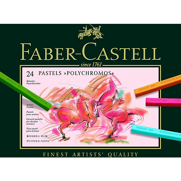 Пастель художественная Faber-Castell Polychromos, 24 цвета, Разноцветный, Пастель художественная Faber-Castell Polychromos, 24 цвета
Пастель художественная Faber-Castell Polychromos, 24 цвета, Разноцветный, Пастель художественная Faber-Castell Polychromos, 24 цвета