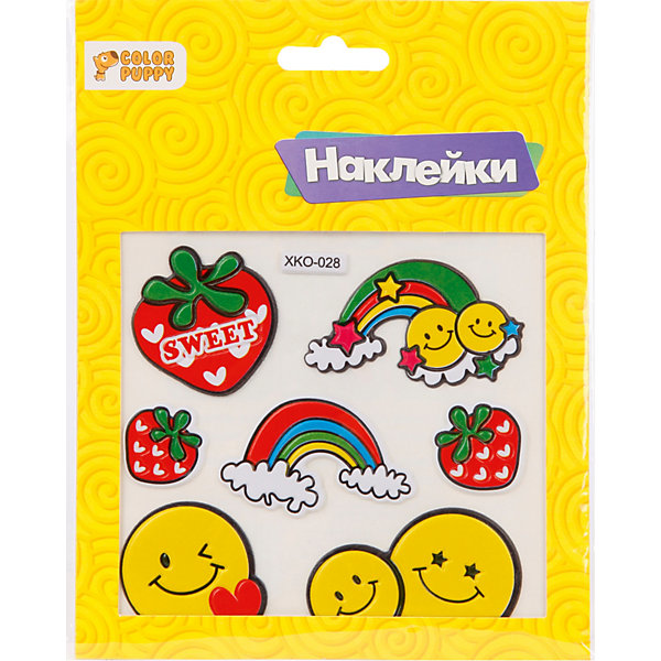 Набор наклеек Color Puppy "Смайлики, Разноцветный, Набор наклеек Color Puppy "Смайлики"
Набор наклеек Color Puppy "Смайлики, Разноцветный, Набор наклеек Color Puppy "Смайлики"