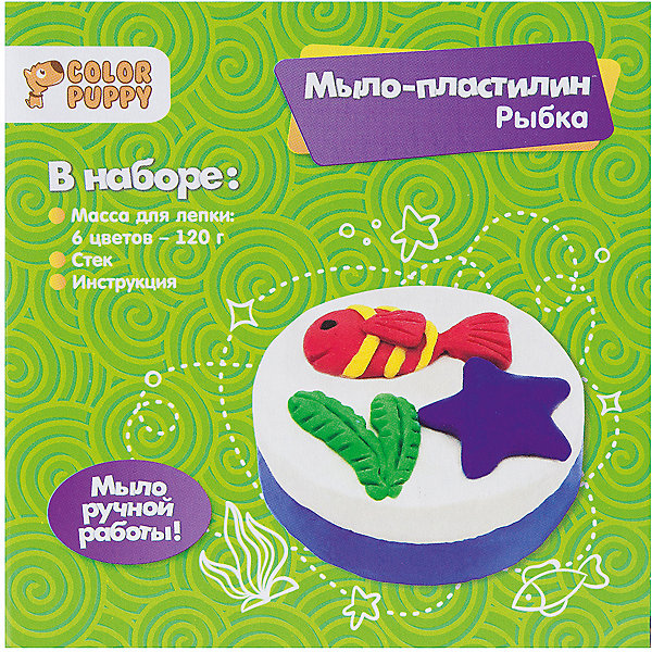 Мыльный пластилин Color Puppy "Рыбка, Разноцветный, Мыльный пластилин Color Puppy "Рыбка"
Мыльный пластилин Color Puppy "Рыбка, Разноцветный, Мыльный пластилин Color Puppy "Рыбка"