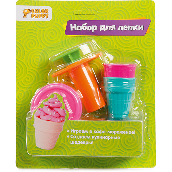 Набор для лепки из теста Color Puppy "Мороженое", с аксессуарами, Разноцветный, Набор для лепки из теста Color Puppy "Мороженое", с аксессуарами
Набор для лепки из теста Color Puppy "Мороженое", с аксессуарами, Разноцветный, Набор для лепки из теста Color Puppy "Мороженое", с аксессуарами