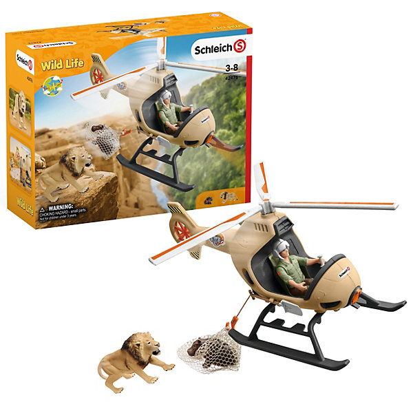 Игровой набор Schleich "Вертолет- спасатель для диких животных, Разноцветный, Игровой набор Schleich "Вертолет- спасатель для диких животных"
Игровой набор Schleich "Вертолет- спасатель для диких животных, Разноцветный, Игровой набор Schleich "Вертолет- спасатель для диких животных"