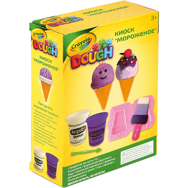 Набор для лепки из теста Crayola "Киоск "Мороженое, Набор для лепки из теста Crayola "Киоск "Мороженое"
Набор для лепки из теста Crayola "Киоск "Мороженое, Набор для лепки из теста Crayola "Киоск "Мороженое"
