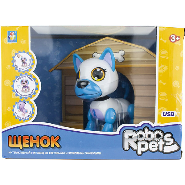 Интерактивная игрушка 1Toy Robo Pets Робо-щенок, бело-голубой, Синий, Интерактивная игрушка 1Toy Robo Pets Робо-щенок, бело-голубой
Интерактивная игрушка 1Toy Robo Pets Робо-щенок, бело-голубой, Синий, Интерактивная игрушка 1Toy Robo Pets Робо-щенок, бело-голубой