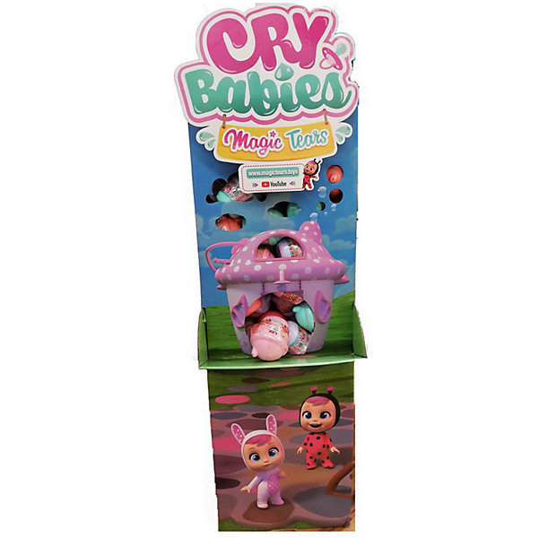 Плачущий мини-младенец IMC Toys Cry Babies Magic Tears с домиком и аксессуарами, 24 шт. в ассортименте
Плачущий мини-младенец IMC Toys Cry Babies Magic Tears с домиком и аксессуарами, 24 шт. в ассортименте