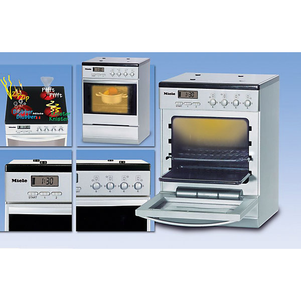 klein Игрушка-плита со звуком и подсветкой Miele klein Игрушка-плита со звуком и подсветкой MieleИгрушечная бытовая техника<br>Куклы-дети тоже хотят кушать, поэтому куклам-мамам понадобится игрушечная плита MIELE, очень реалистичная, изготовленная из высококачественной пластмассы, с множеством функций. <br>Дверца духового шкафа открывается, конфорки светятся. И самое приятное: Игрушка MIELE от klein (Кляйн) издает 4 типа звуков, сходных со звуками настоящей плиты.<br><br>Необходимые батарейки (3 х LR03) не входят в комплект, рекомендуем заказать вместе с игрушкой.<br><br>Д/Ш/В: прибл. 23 x 21 х 25 см<br><br>Ширина мм: 200<br>Глубина мм: 233<br>Высота мм: 280<br>Вес г: 1720<br>Возраст от месяцев: 36<br>Возраст до месяцев: 1164<br>Пол: Женский<br>Возраст: Детский<br>SKU: 1404540