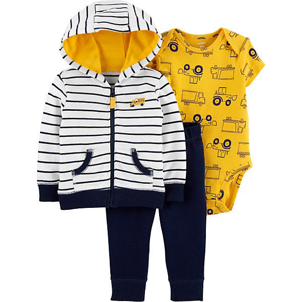 Комплект Carters: толстовка, боди и брюки, Разноцветный, Комплект Carters: толстовка, боди и брюки
Комплект Carters: толстовка, боди и брюки, Разноцветный, Комплект Carters: толстовка, боди и брюки