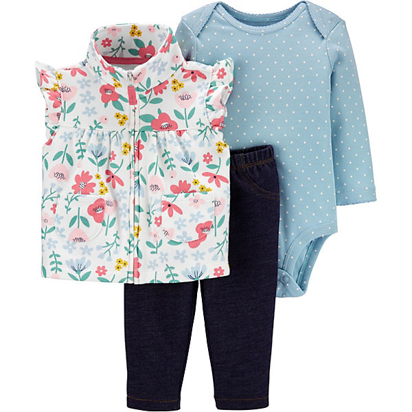 Комплект Carters: жилет, боди и брюки, Разноцветный, Комплект Carters: жилет, боди и брюки
Комплект Carters: жилет, боди и брюки, Разноцветный, Комплект Carters: жилет, боди и брюки