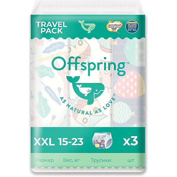 Трусики-подгузники Offspring 15-23 кг., 3 шт, Трусики-подгузники Offspring 15-23 кг., 3 шт.
Трусики-подгузники Offspring 15-23 кг., 3 шт, Трусики-подгузники Offspring 15-23 кг., 3 шт.
