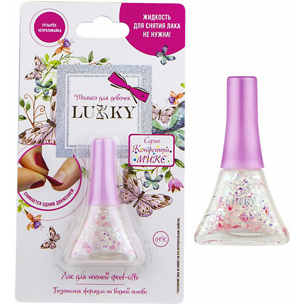 Лак для ногтей Lukky Peel-off "Конфетти-микс, Pink, Лак для ногтей Lukky Peel-off "Конфетти-микс"
Лак для ногтей Lukky Peel-off "Конфетти-микс, Pink, Лак для ногтей Lukky Peel-off "Конфетти-микс"