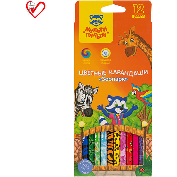 Карандаши цветные Мульти-Пульти "Зоопарк", 12цв., рисунок на корпусе, заточен., картон, европодвес, Разноцветный, Карандаши цветные Мульти-Пульти "Зоопарк", 12цв., рисунок на корпусе, заточен., картон, европодвес
Карандаши цветные Мульти-Пульти "Зоопарк", 12цв., рисунок на корпусе, заточен., картон, европодвес, Разноцветный, Карандаши цветные Мульти-Пульти "Зоопарк", 12цв., рисунок на корпусе, заточен., картон, европодвес