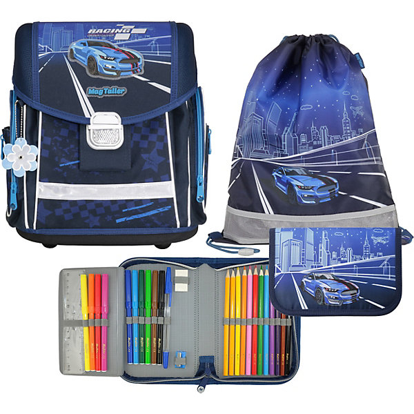 Ранец школьный MagTaller EVO, Racing blue, c наполнением, Темно-синий, Ранец школьный MagTaller EVO, Racing blue, c наполнением
Ранец школьный MagTaller EVO, Racing blue, c наполнением, Темно-синий, Ранец школьный MagTaller EVO, Racing blue, c наполнением
