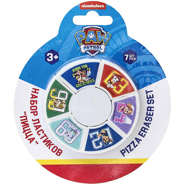 Набор ластиков Seventeen Paw Patrol Пицца, Разноцветный, Набор ластиков Seventeen Paw Patrol Пицца
Набор ластиков Seventeen Paw Patrol Пицца, Разноцветный, Набор ластиков Seventeen Paw Patrol Пицца