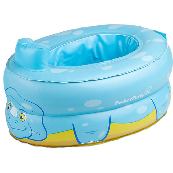Надувной дорожный горшок Roxy-Kids PocketPotty динозавр Roxy-Kids