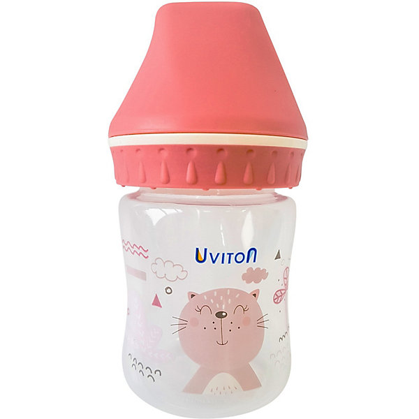 Бутылочка Uviton Baby с широким горлышком, 125 мл, розовый, Бутылочка Uviton Baby с широким горлышком, 125 мл,
Бутылочка Uviton Baby с широким горлышком, 125 мл, розовый, Бутылочка Uviton Baby с широким горлышком, 125 мл,