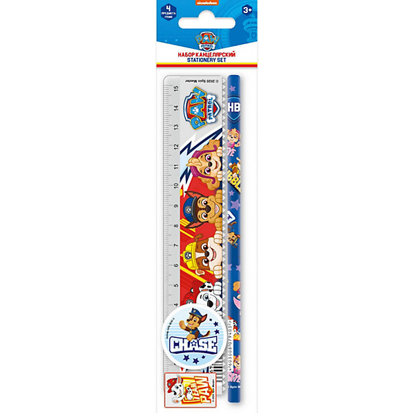 Набор канцелярский Paw Patrol 4 предмета, Разноцветный, Набор канцелярский Paw Patrol 4 предмета
Набор канцелярский Paw Patrol 4 предмета, Разноцветный, Набор канцелярский Paw Patrol 4 предмета