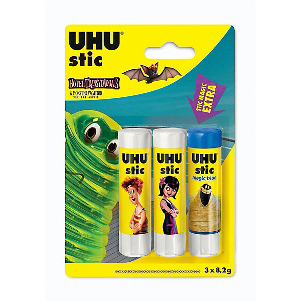 Клей-карандаш UHU "Монстры на каникулах 3", 3 штуки, Разноцветный, Клей-карандаш UHU "Монстры на каникулах 3", 3 штуки
Клей-карандаш UHU "Монстры на каникулах 3", 3 штуки, Разноцветный, Клей-карандаш UHU "Монстры на каникулах 3", 3 штуки