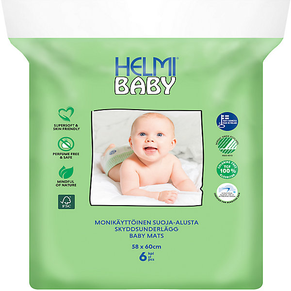 Пеленки впитывающие Helmi Baby 60Х58 СМ, 6 шт, Разноцветный, Пеленки впитывающие Helmi Baby 60Х58 СМ, 6 шт
Пеленки впитывающие Helmi Baby 60Х58 СМ, 6 шт, Разноцветный, Пеленки впитывающие Helmi Baby 60Х58 СМ, 6 шт