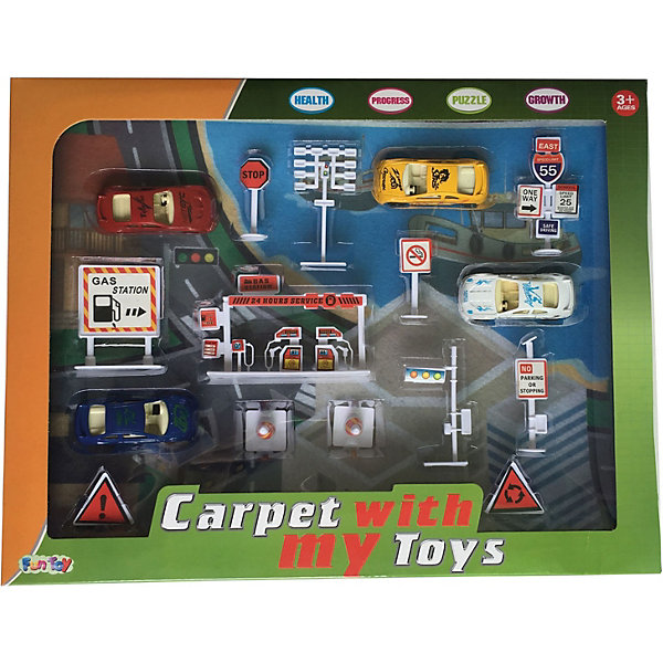 Игровой набор Fun Toy Дорожный, с игровым ковриком, Разноцветный, Игровой набор Fun Toy Дорожный, с игровым ковриком
Игровой набор Fun Toy Дорожный, с игровым ковриком, Разноцветный, Игровой набор Fun Toy Дорожный, с игровым ковриком