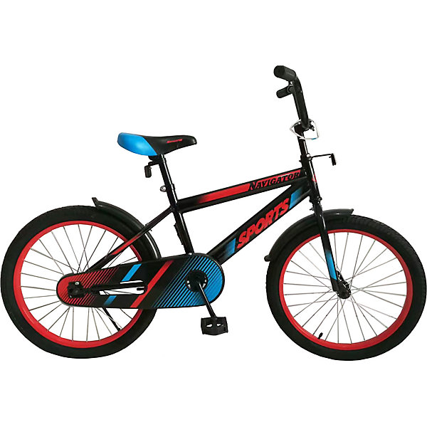 Двухколёсный велосипед Navigator Sports 20, Черный, Двухколёсный велосипед Navigator Sports 20"
Двухколёсный велосипед Navigator Sports 20, Черный, Двухколёсный велосипед Navigator Sports 20"