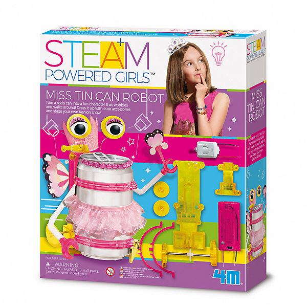 Набор для конструирования 4M Steam Powered Kids Мисс Банкабот, Разноцветный, Набор для конструирования 4M Steam Powered Kids Мисс Банкабот
Набор для конструирования 4M Steam Powered Kids Мисс Банкабот, Разноцветный, Набор для конструирования 4M Steam Powered Kids Мисс Банкабот