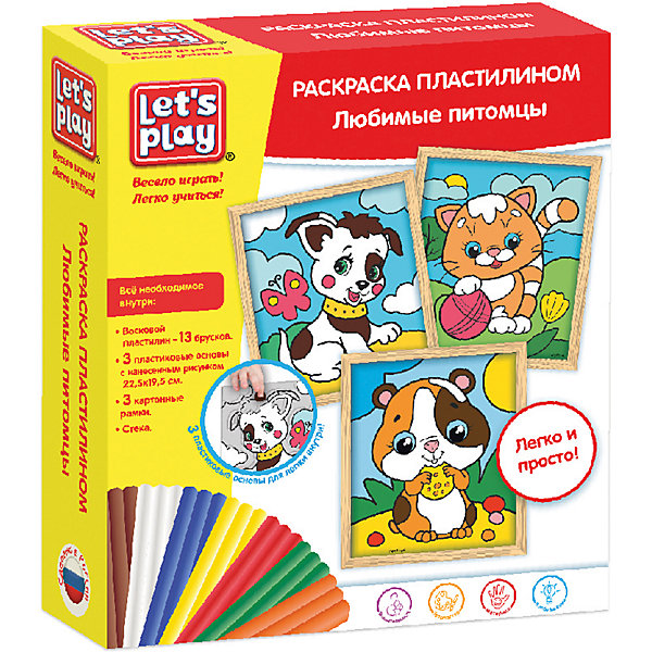 Раскраска пластилином Let`s Play "Любимые питомцы, Разноцветный, Раскраска пластилином Let`s Play "Любимые питомцы"
Раскраска пластилином Let`s Play "Любимые питомцы, Разноцветный, Раскраска пластилином Let`s Play "Любимые питомцы"