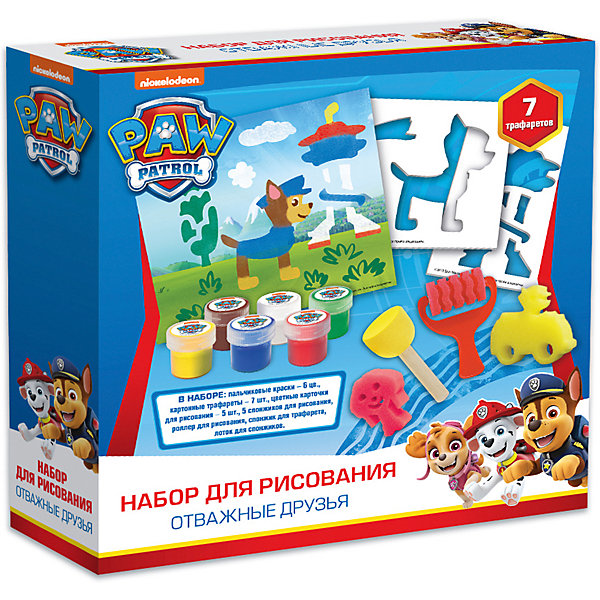 Набор для рисования PAW Patrol "Отважные друзья", с трафаретами, Разноцветный, Набор для рисования PAW Patrol "Отважные друзья", с трафаретами
Набор для рисования PAW Patrol "Отважные друзья", с трафаретами, Разноцветный, Набор для рисования PAW Patrol "Отважные друзья", с трафаретами