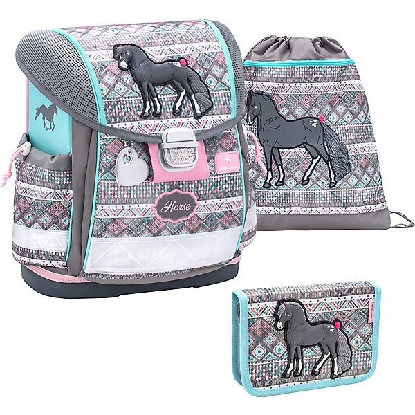 Ранец Belmil Classy Horse, с наполнением, Серый, Ранец Belmil Classy Horse, с наполнением
Ранец Belmil Classy Horse, с наполнением, Серый, Ранец Belmil Classy Horse, с наполнением
