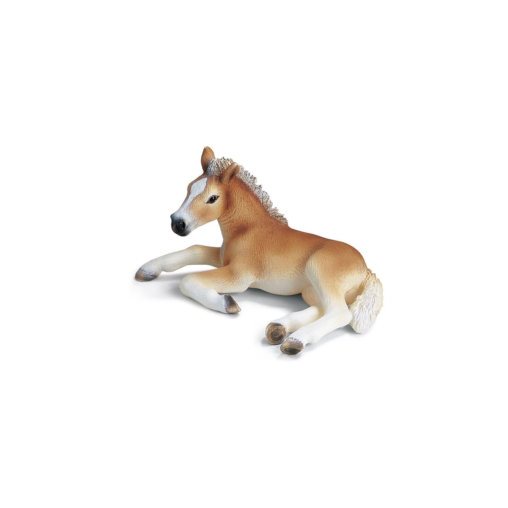 Schleich Schleich Жеребенок породы Хафлингер, лежачий. Серия Лошади фигурки игрушки schleich арабский жеребенок