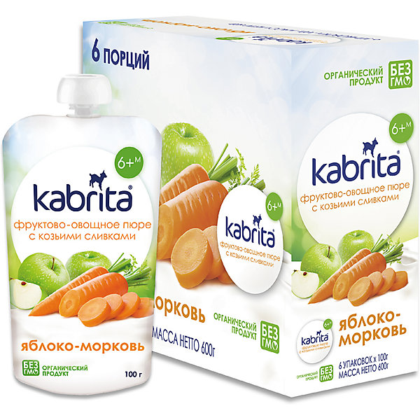 Kabrita® Фруктовое пюре с козьими сливками "Яблоко-Морковь, Kabrita® Фруктовое пюре с козьими сливками "Яблоко-Морковь"
Kabrita® Фруктовое пюре с козьими сливками "Яблоко-Морковь, Kabrita® Фруктовое пюре с козьими сливками "Яблоко-Морковь"