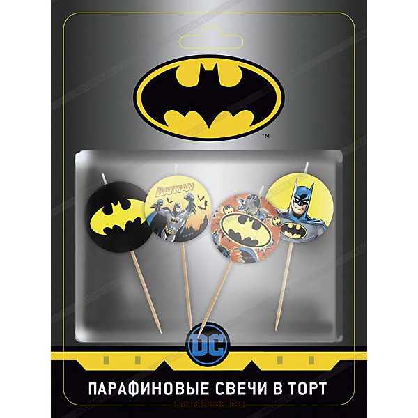 Парафиновые свечи для торта ND Play Batman, 4 шт, Разноцветный, Парафиновые свечи для торта ND Play Batman, 4 шт
Парафиновые свечи для торта ND Play Batman, 4 шт, Разноцветный, Парафиновые свечи для торта ND Play Batman, 4 шт