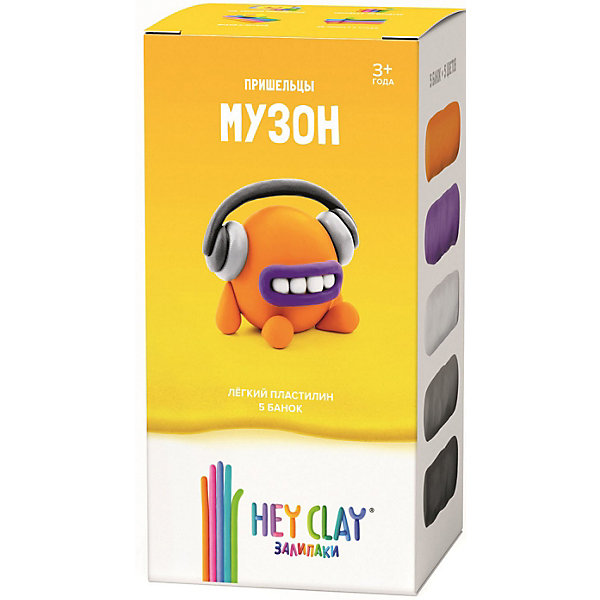 Легкий пластилин HEY CLAY Залипаки "Музон" Hey Clay