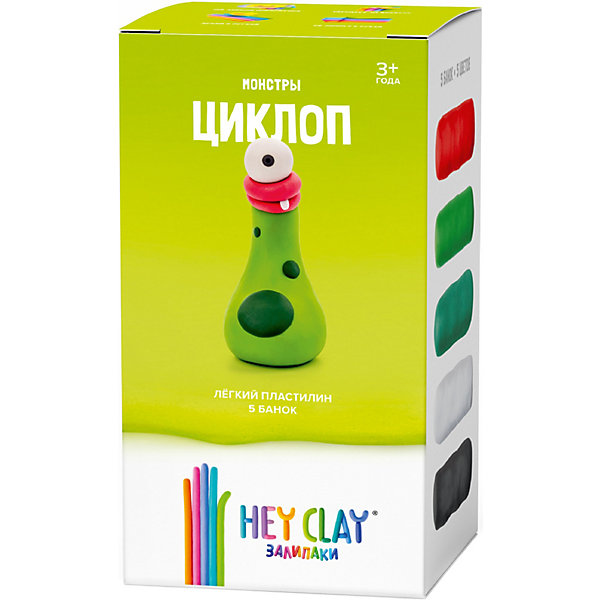 Легкий пластилин HEY CLAY Залипаки "Циклоп" Hey Clay