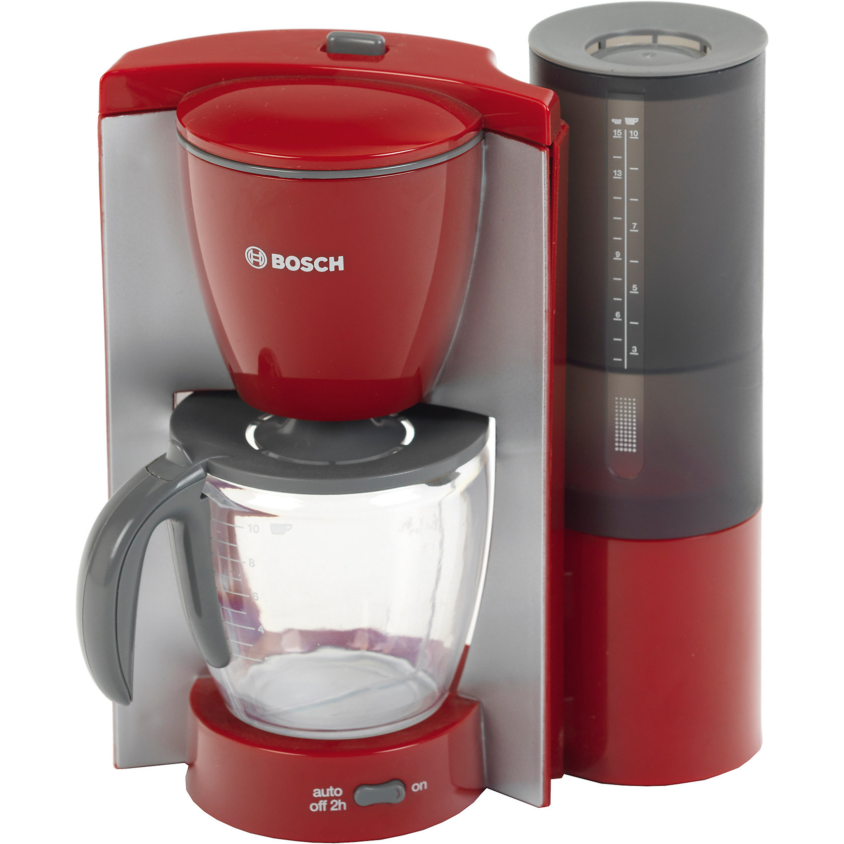 Кофемашина Bosch, Klein Кофемашина Bosch, KleinИгрушечная бытовая техника<br>Точная игрушечная копия знаменитой кофеварки Bosch с функциями, адаптированными для детской игры! Имитация выключателя.<br>Возможность наполнения резервуара водой. <br>Порадуйте ребенка таким прекрасным подарком!<br><br>Дополнительная информация: <br><br>- Возраст: от 3 лет.<br>- Материал: пластик.<br>- Размер упаковки: 21х10.5х23.5 см.<br>- Вес в упаковке: 530 г.<br><br>Купить кофемашинку Bosch от Klein, можно в нашем магазине.<br><br>Ширина мм: 246<br>Глубина мм: 213<br>Высота мм: 106<br>Вес г: 550<br>Возраст от месяцев: 36<br>Возраст до месяцев: 72<br>Пол: Женский<br>Возраст: Детский<br>SKU: 1639780