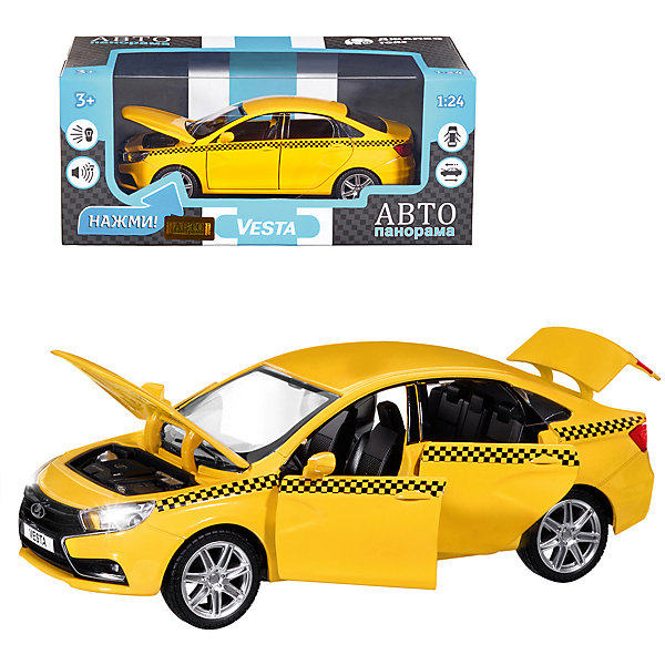 Машинка Автопанорама Lada Vesta Такси , 1:24, Желтый, Машинка Автопанорама Lada Vesta Такси , 1:24
Машинка Автопанорама Lada Vesta Такси , 1:24, Желтый, Машинка Автопанорама Lada Vesta Такси , 1:24